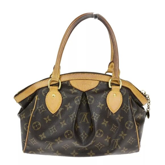 LOUIS VUITTON Tivoli PM Hand Bag Monogram Leather Brown France - Picture 3 of 16